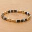 Fashion 6# Geometric Square Beaded Bracelet
