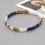 Fashion 10# Geometric Square Beaded Bracelet
