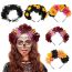 Fashion 14# Fabric Flower Skull Headband