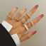 Fashion Twenty One# Alloy Geometric Ring Set