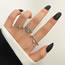 Fashion 18# Alloy Geometric Ring Set