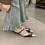 Fashion Silver Stiletto Pointed Toe Sandals