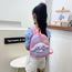 Fashion Blue Strawberry Bear Eva Printed Hard Shell Children's Backpack