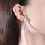 Fashion Silver Copper And Zirconia Geometric Earrings