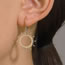 Fashion 10# Alloy Geometric Hoop Earrings