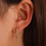 Fashion 19# Alloy Diamond Snake Ear Clips