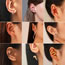 Fashion 19# Alloy Diamond Snake Ear Clips