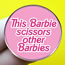 Fashion Barbie Barbie Alloy Barbie Round Brooch