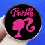 Fashion Barbie Barbie Metallic Print Barbie Geometric Circle Brooch