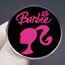 Fashion Barbie Barbie Metallic Print Barbie Geometric Circle Brooch