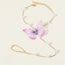Fashion Gold Metal Pearl Chain Butterfly Finger Anklet