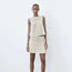 Fashion White Jacquard Mesh-knit Skirt
