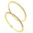 Fashion Green Gold-plated Brass Geometric Bracelet With Zirconium Inlay