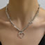 Fashion Silver Bramble Heart Necklace