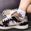 Fashion Beige Barb Cotton Printed Embroidered Men's Socks