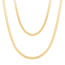 Fashion Gold Alloy Snake Chain Double Layer Necklace
