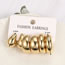 Fashion Gold Alloy Geometric Round Earring Set