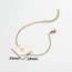 Fashion Gold Titanium Steel Moon Cat Bracelet