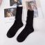 Fashion Black Cotton Destroyed Hole Socks