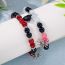 Fashion Color Pair Of Geometric Beaded Magnetic Heart Spider Bracelets