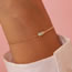 Fashion Gold Silver And Diamond Geometric Ring