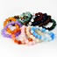 Fashion Y02 Mixed Jade Color Acrylic Geometric Beaded Bracelet