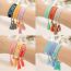 Fashion Pisces- Pisces Polyester Embroidered Zodiac Letter Braided Bracelet