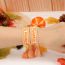 Fashion Little Pumpkin Baby Polyester Embroidered Letter Braided Bracelet
