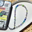 Fashion Color Symphony Crystal Bear Beaded Mobile Phone Chain