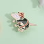Fashion Mouse Alloy Dripping Oil Cartoon Mouse Brooch