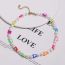 Fashion Colorful Butterfly Necklace Butterfly Pearl Beaded Necklace
