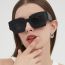 Fashion White Frame Black Gray Film Pc Square Small Frame Sunglasses