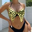 Fashion Gold Geometric Sequin Heart Halter Body Chain