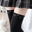 Fashion 140d Lengthened 70cm [dispensing Model] White Silicone Non-slip Over-the-knee Stockings