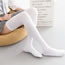 Fashion White Velvet Knee High Socks