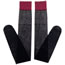 Fashion Black Side Stockings (color Bag) Polyester See-through High Socks