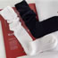 Fashion Light Gray Mesh Thick Line Socks