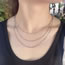 Fashion 9-6 Long Hammer(5 artículos) Stainless Steel Chain Diy Material Necklace