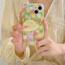 Fashion Tulip Flower Hat Girl (single Shell) Silicone Printed Iphone Case
