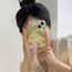 Fashion Tulip Flower Hat Girl + Stand Silicone Printed Iphone Case