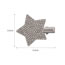 Fashion 29# One Word Clip - Silver - Triangular Letter With Diamonds Alloy Diamond Barrette