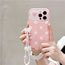 Fashion Foundation + Chain Tpu Polka Dot Apple Phone Case + Chain