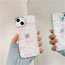 Fashion Shell+back Clip+chain Color Silver Shell Pattern Bow Apple Mobile Phone Case + Chain