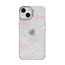 Fashion Shell+back Clip+chain Color Silver Shell Pattern Bow Apple Mobile Phone Case + Chain