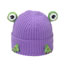 Fashion Rose Red Cartoon Frog Knitted Beanie