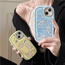 Fashion Blue Dog Tpu Printing Apple Mobile Phone Case