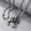 Fashion Silver Stainless Steel Scorpion Men's Necklace