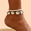 Fashion 2# Beaded Shell Anklet Set