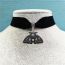 Fashion 2# Alloy Moth Velvet Necklace