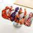 Fashion Halloween Chaotic Skull Hair Tie Polyester Printed Pleated Scrunchie